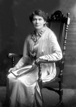 Christina Ann Chalmers (nee MacMillan), Redhill, Surrey. She married Francis Chalmers in 1919 and died in Reigate in 1922.