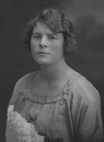 Miss Hossack, U.F Manse, Cromarty c.1923 (Damaged plate).     