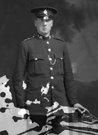 Mr A.J Mathis, 20 Hill Terrace, Inverness, of the Inverness Constabulary. Damaged plate.