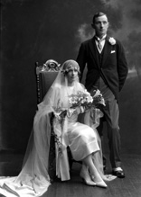 Bridal couple, May 1926. #