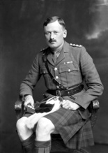 Captain Graham Scott, Cameron Highlanders. August 1926. 