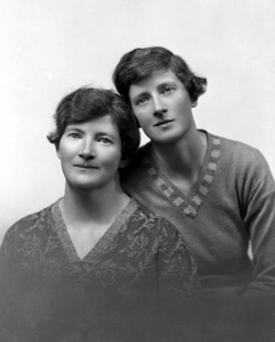 Miss Burgess (on right).