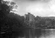 Invergarry Castle. Built on 'the Rock of the Raven,' the castle was last occupied in 1746. In that year, in retribution for Glengarry's prominent role in the Jacobite campaign, Cumberland's troops pillaged and burnt his stronghold before using gunpowder to demolish a corner of the castle, ending a turbulent 80 year period of attack and counter-attack on the castle. The 'new' castle had been built to replace an earlier one destroyed by General Monk in 1654. After Culloden the castle was never rebuilt and the ruins still stand in the grounds of the Glengarry Castle Hotel.*