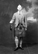 Lt C.A.R MacRae, Seaforth Highlanders, Salamanca Barracks, Aldershot, June 1927. MacRae was mentioned in the Ross-shire Journal of 31st July 1942: 'Major C.A.R Macrae, The Seaforth Highlanders (attached Camerons), who has been reported missing in Libya, June 1942, is a well known officer of the County Regiment, who, before the war, was on a tour of duty at Fort George. His wife, Mrs Macrae, at Joymount Court, Carrickfergus, County Antrim, will be grateful for any information that may be contained in personal letters to people in the North.' An appended handwritten note states: '19th June, 1944 - Reported safe in Switzerland.' Information sourced from http://www.rossandcromartyheritage.org 