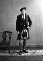 Man in Scots dress. #