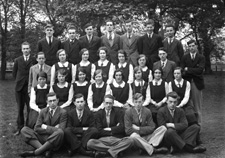 Inverness Royal Academy class VIa 1931-1932, before the use of school badges. Rear: D.F Mackenzie, J. Maclean, D.D Reid, E.R Russell, R.P.F Donald, R.J.L Macbean, J.S Skinner. 2nd row: F.G Mackintosh, L.S Jack, A. Smith, C.E. Mair, M.S Macrae, M. Macleod, A. Macqueen, G.I Duthie, P.M.Fraser. 3rd row: H.M Macdonald, K. Macleod, C.T Boyd, I.S Mackenzie, M.H.B Jack, M.B Maclean, A. Macdonald, A.F Hunter. Front: D. Grant, J.D Fraser, D. Macdonald, D.J Macaulay, I.M. Bruce. #