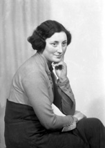 Kay Grigor, wife of Inverness Provost James M Grigor (1949-1955), Lentran House. Amongst other things she became Honorary President of the Inverness Opera Company.