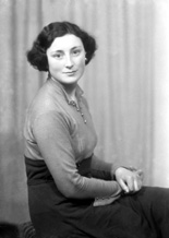 Kay Grigor, wife of Inverness Provost James M Grigor (1949-1955), Lentran House. Amongst other things she became Honorary President of the Inverness Opera Company.