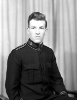 Portrait. Man in Salvation Army uniform. #