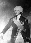 Maj.Gen John Mackenzie, Lord McLeod (1727-1789). He was a son of George Mackenzie, 3rd Earl of Cromarty and raised the 73rd Highlanders in 1777. Photo of painting taken in March 1935. 