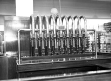 A Sturtevant Pneumatic Tube Installation, (a department store cash carrier), possibly located inside Benzies in Union Street, or Cameron's Economic Stores, Church Street, Inverness.*
