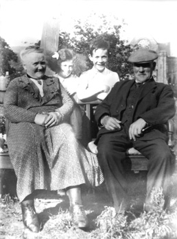 Miss MacKechnie, Gollanfield c.1938. Original photo with children to be removed for standalone portrait as seen in 31620b. 