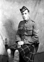 Cpl William Morrison, Seaforth Highlanders.