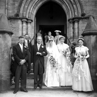 Roma Conn - Joe Morris bridal, Crown Church,  Inverness. 