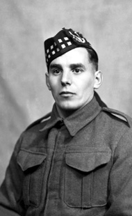 Pte D. Adams, Seaforth Highlanders, Strathpeffer.