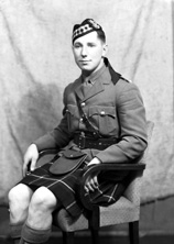 2nd Lt Alex Grant, Seaforth Highlanders, Fort George.  