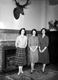 Jannetta, Joyce and Rosemary Cameron at Glengarry Castle Hotel. # 