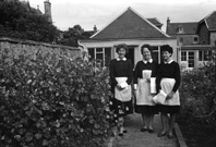 Washington Hotel, Nairn. Staff. Situated on Seafield Street its heydey was in the 1950s-60s. The building has now been turned into flats. *