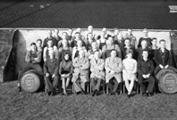 Staff at Teannich Distillery, Alness, 1963. * 
