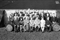 Staff at Teannich Distillery, Alness, 1963. *