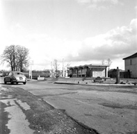 National petrol station, under the name Macbeath, C.A. Academy Street. Location is on Old Perth Road, now the Kingswell Service Station. To the right is a police phone box. *