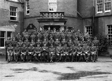 Military officers group, Bunchrew House. * 