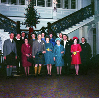Matheson - Martin wedding. December, Station Hotel (now the Royal Highland Hotel), Inverness.  ~
