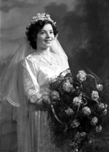 Mrs Violet McAskill bridal.  