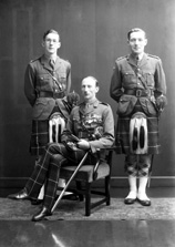 Brigadier Eneas Grant, born 1901, belonged to a family which served in the Seaforth Highlanders for four generations. He served in the regiment from 1920 to 1955, when he retired to his house and hill farm at Tomatin. Both his sons joined the Seaforth, the elder being killed in action in Korea in 1951. The supplement to the London Gazette of October 1945 announced 'The KING has been graciously pleased to approve the following awards in recognition of gallant and distinguished services in North-West Europe: Brigadier (acting) Eneas Henry George GRANT, D.S.O., M.C. (18829), The Seaforth Highlanders (Ross-shire Buffs, The Duke of Albany's) (Tomatin, Inverness).' An un-dated newspaper cutting from 1951 is filed with the negatives. It announces his being awarded a C.B.E. and states: 'Brigadier (Temporary) Eneas Henry George Grant, D.S.O, M.C., late Infantry. Brigadier Grant is the only surviving son of the late Col. H.G. Grant and of Mrs I. Grant, Balnespick, Tomatin, and his house is at Auchenfroe, Nairn. He was awarded the M.C. when serving with his regiment, The Seaforth Highlanders, in Palestine in 1936, and won the D.S.O. in 1944, gaining a Bar to it in 1945.' 