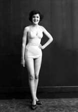 Miss Joan Finlayson. First entered the Miss Inverness beauty competition aged 16 in 1954, losing out to Eileen Williamson. Joan would later win the competition four times. She later became Joan Naismith.