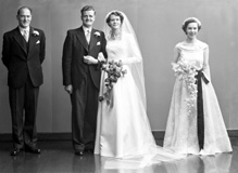 Wedding of Douglas and Dorothy Mackintosh, Dochfour Drive, Inverness. Bridal.