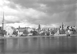 Castle and Inverness townscape from across River Ness.* 
