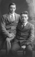 Two men, friends or brothers c.1921. # 