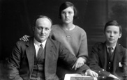 Trio, family c.1921. # 
