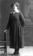 Woman standing c.1922. #