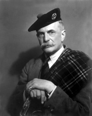 Sir Donald Walter Cameron of Lochiel (1876-1951) was a Scottish chieftain, the 25th chief (Lochiel) of Clan Cameron. He was the eldest son of Donald Cameron, 24th Lochiel, and succeeded his father as chief in 1906. That year he married Hermione Emily Graham, daughter of Douglas Graham, 5th Duke of Montrose; the couple would have three sons, including Donald Cameron, 26th Lochiel and Major Allan Cameron, as well as two daughters. Cameron served in the Queen's Own Cameron Highlanders. He was knighted in 1934, and from 1939 he was the Lord Lieutenant of Inverness-shire. Courtesy John and Aithne Barron. 