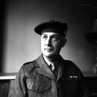 Colonel Ian Argyll Robertson of Brackla House. Seaforth Highlanders. He retired from the army in 1968 and died in 2010.

