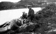 Isle of Lewis men. Alexander MacLeod was born around 1900 in a village just outside of Stornoway. A passionate photographer, Alec kept some type of camera (still and motion) close by his side for his entire adult life. The photos in his collection are invariably of family and friends and scenic shots from around Stornoway (possibly Laxdale), travels in the Highlands and around the world. A few of these Highland images from the early 1900s have been submitted to the SHPA archive by his grandson Iain MacLeod of Nova Scotia. #