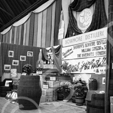 Bowmore Distillery, show stand display. Bowmore were established in 1779, one of the oldest distilleries in Scotland as well as producers of the very first legal single malt whisky on Islay.*