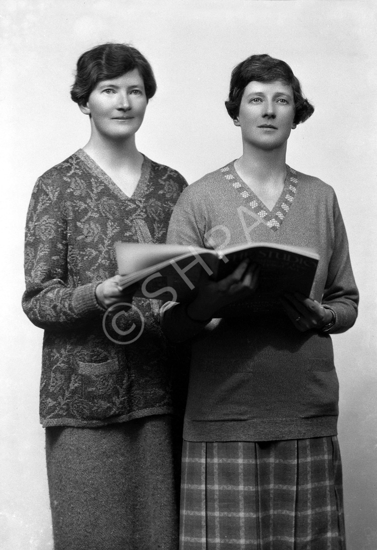 Miss Burgess (on right).