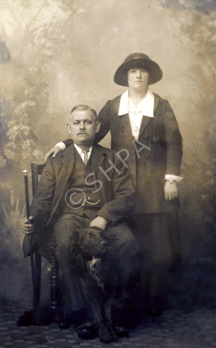 Restored Morrison image. Inscription on the rear reads: 'To Norman with Much Love From Dad & Mary, March 2nd 1922.' The copy was made for Miss Morrison, Netherton Farm, Forres, June 1927. See image 26550b for original photograph. 