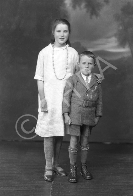 Mrs Ritchie, The Highland Orphanage. Brother and sister are Margaret Fraser (b1915) and David Fraser (b1917). 