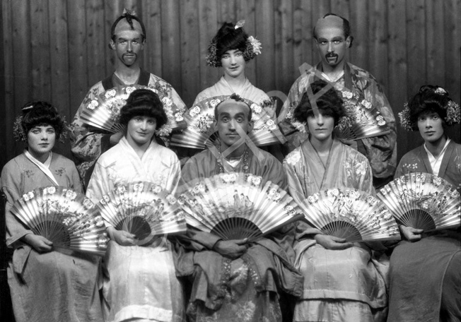 November 1927 production of 'The Geisha,' the story of a Japanese tea-house performed by the Northern Amateur Operatic Society. In the advert it was noted that prices would be increased for this attraction due to the lavish expense of the production (over ?200), in aid of the Queen Victoria Jubilee Institute for Nurses. #