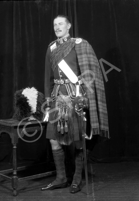 Unidentifed Cameron Highlander. November 1929. #