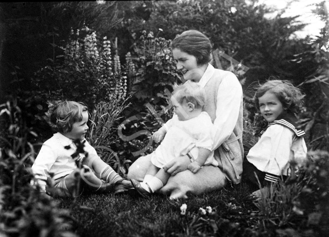 Family outdoors. #