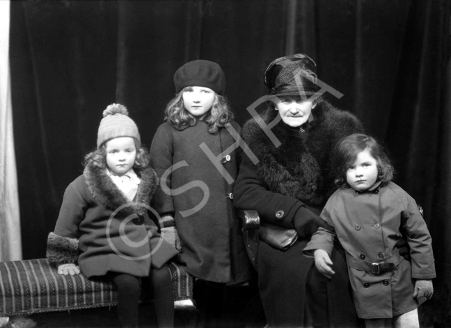 Grandmother and children portrait. #