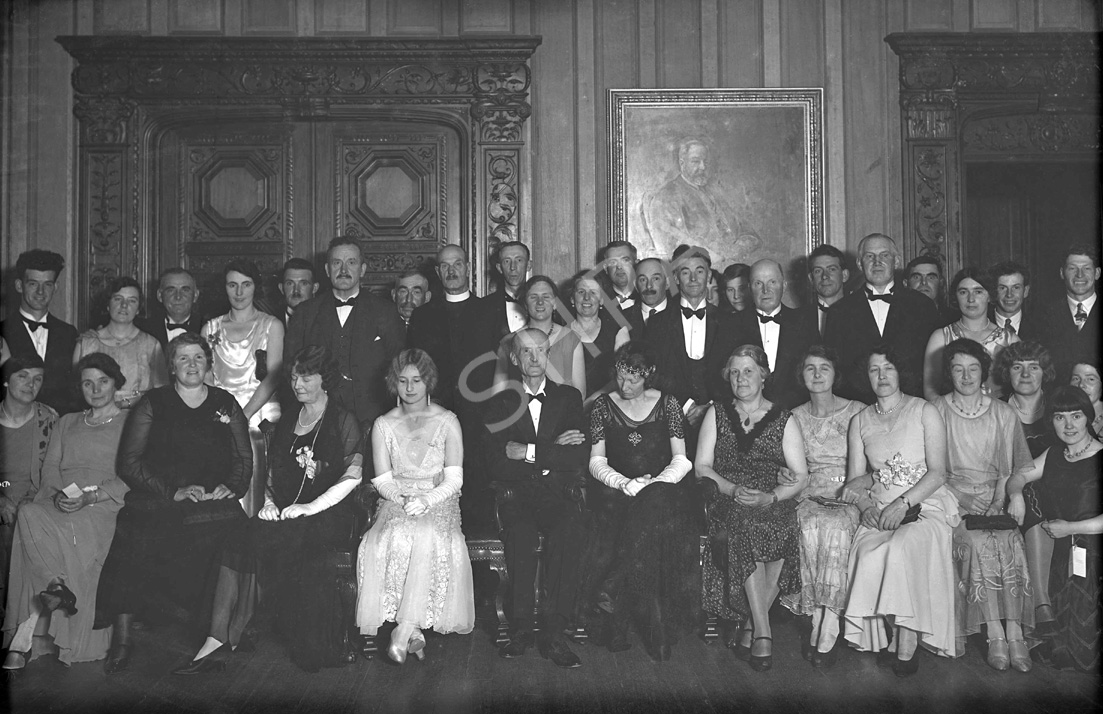 Group of people at a function in September 1931. #