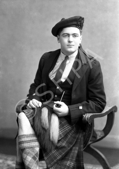 Man in Scots dress. #