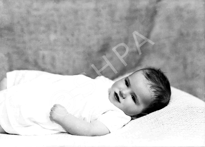 Baby William Paterson, Seaview, North Kessock, 1940.
