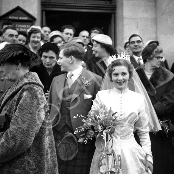 Lewis Owen Nairn - Sheila Margaret Third wedding, 5th February 1958, West Parish Church, Huntly Street.